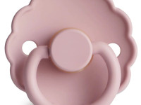 frigg suzeta rotunda din silicon "daisy" (0-6 luni) baby pink