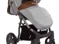 babyactive cărucior 2 în 1 mommy classic gray star