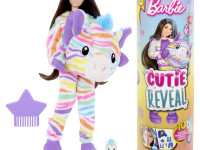 barbie hrk39 păpușă "cutie reveal: zebra" 