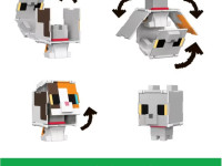 mattel minecraft htl43 figurină 2 în 1 "flippin' figs" (in sort.)