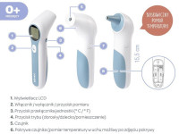 beaba 3581 termometru digital cu infraroșu "thermospeed"