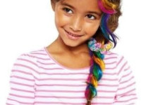 cra-z-art 34050int set de păr "barbie rainbow tie-dye hair designer"