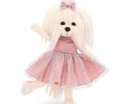 orange toys ld5/099 jucărie moale "câine lucky mimi: rochie strălucitoare" (25 cm.)