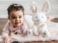 gund 6052939 jucărie interactivă "bunny flora" (30 cm.)