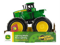 tomy 46434 traktor "monster treads" cu roți roți mari luminoase