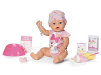 zapf creation 835005 papusa interactiva baby born “magic girl” (43 cm)