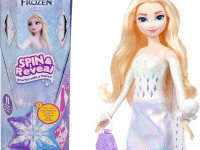 disney princess htg25  setul de joc "spin reveal: elsa, frozen"