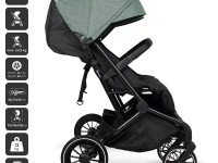 babygo bgo-7903 carucior pentru gemeni "gotwice" verde