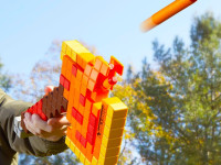 nerf f8953 blaster "minecraft firebrand"