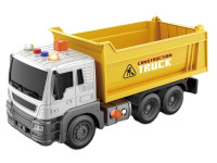 jstoys js101 camion cu remorcă (lumină/sunet) galben